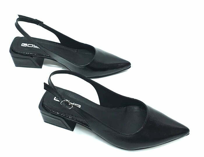 נעלי עקב לנשים – דגם סלינה - שחור.